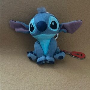 Disneyland Stitch Blue and Purple Keychain Plush